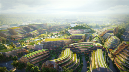 成都未來科技城環形社區及福田TOD核心區啟動全面建設!